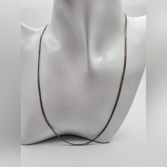 James avery‎ designer Solid silver curb chain necklace N1804 - Picture 1 of 5